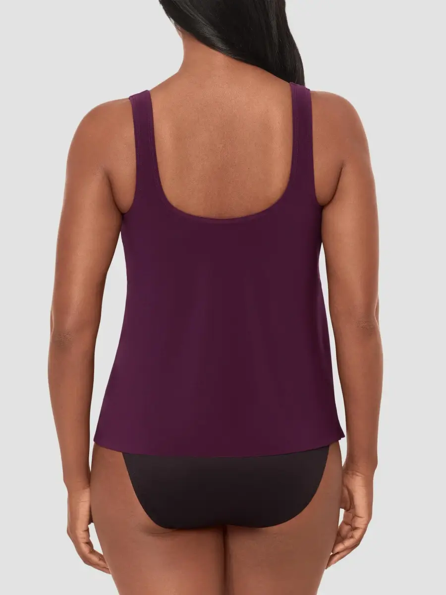 Miraclesuit Women's Rock Solid Tankini Top | Thumbnail 4 Miraclesuit Women's Rock Solid Tankini Top | Thumbnail 4