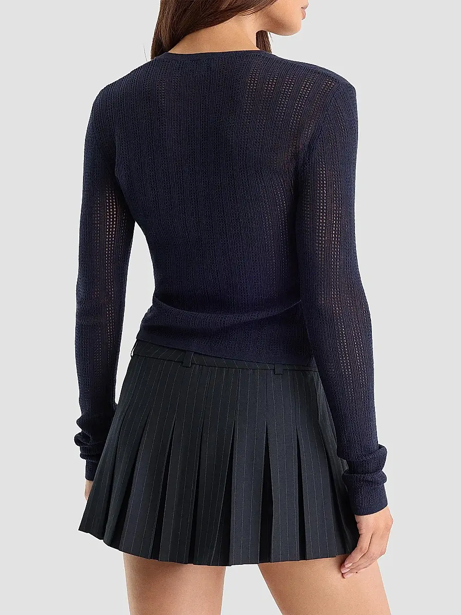 GOOD AMERICAN Women's The Open Knit Cardigan | Thumbnail 3 GOOD AMERICAN Women's The Open Knit Cardigan | Thumbnail 3