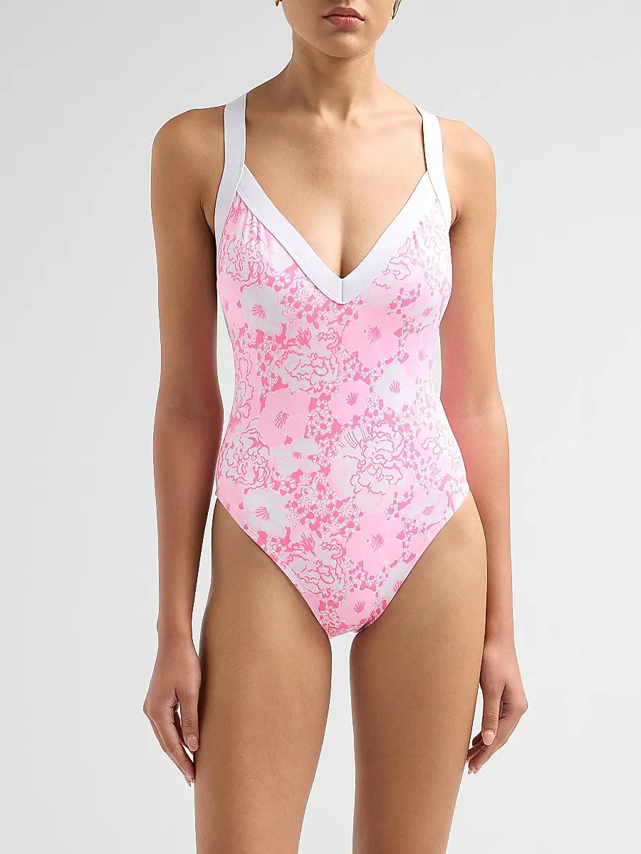 Lilly Pulitzer Women's Nioma Burst Of Joy One-Piece Swimsuit | Thumbnail 4 Lilly Pulitzer Women's Nioma Burst Of Joy One-Piece Swimsuit | Thumbnail 4