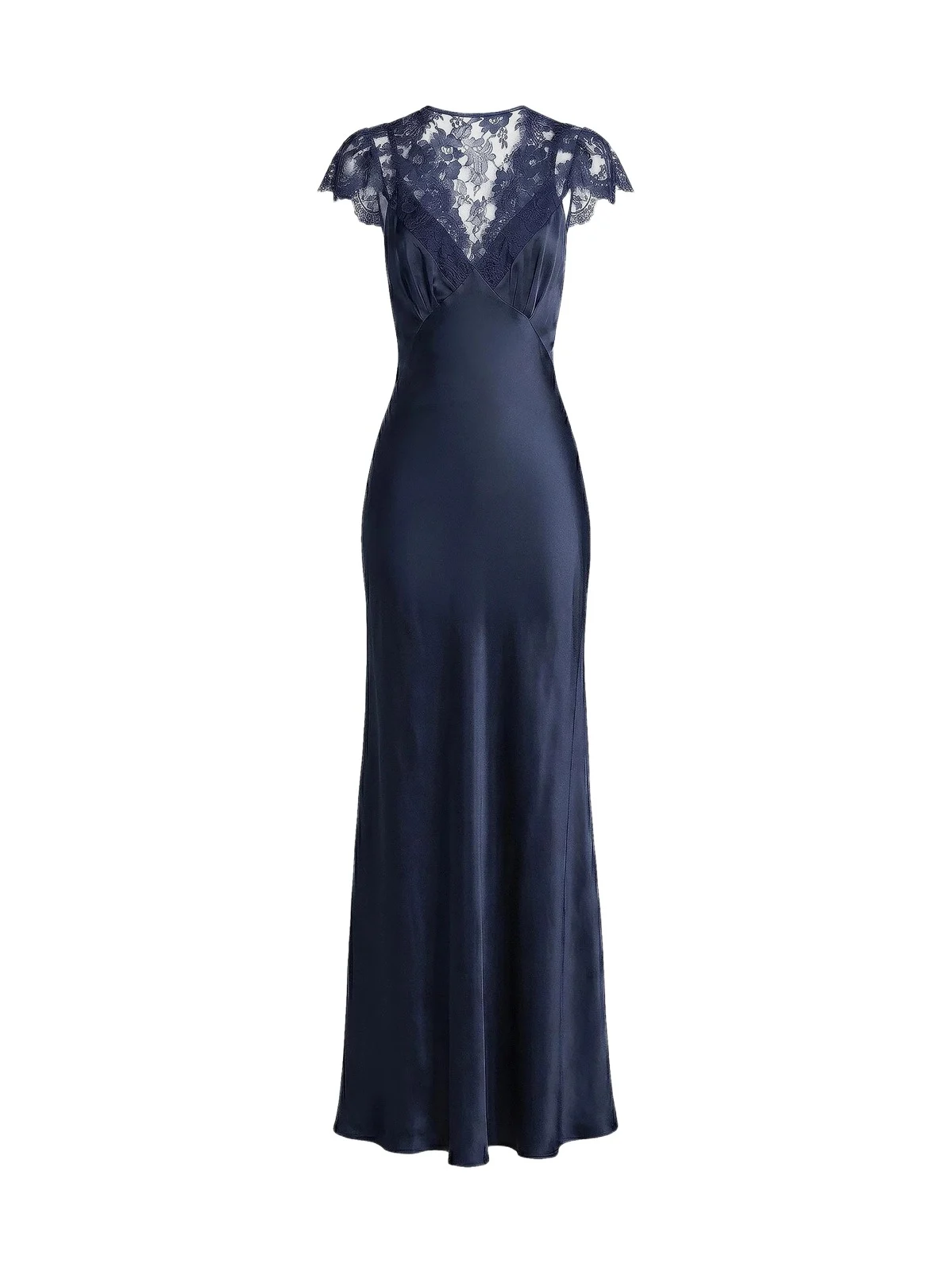 Women's Floral Laced Silk-Blend Column Gown Women's Floral Laced Silk-Blend Column Gown