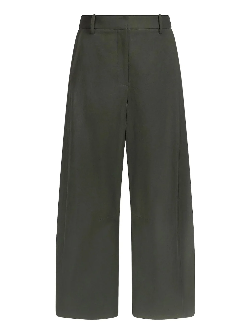 Women's Slouchy BF Cotton-Linen Ankle-Crop Wide-Leg Trousers Women's Slouchy BF Cotton-Linen Ankle-Crop Wide-Leg Trousers