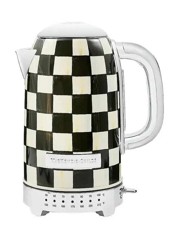 MacKenzie-Childs Courtly Check Electric Kettle