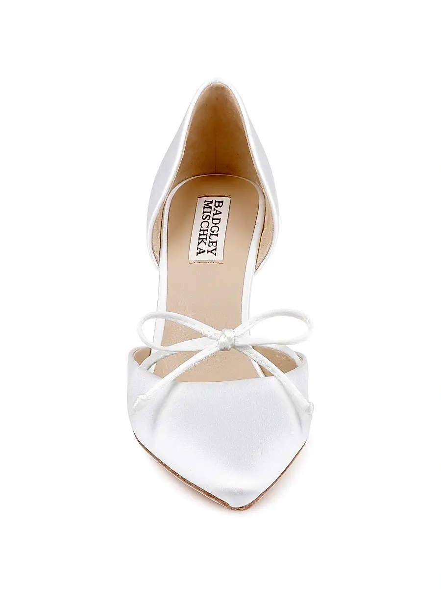 BADGLEY MISCHKA Women's Olympic 80MM Satin Pumps | Thumbnail 5 BADGLEY MISCHKA Women's Olympic 80MM Satin Pumps | Thumbnail 5