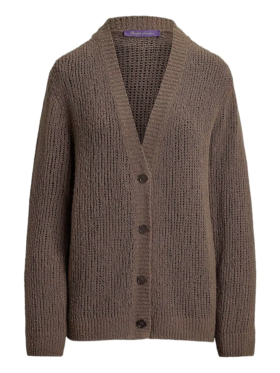 Ralph Lauren Collection Women's Bouclé Cashmere-Blend Cardigan