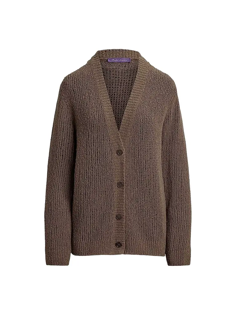Ralph Lauren Collection Women's Bouclé Cashmere-Blend Cardigan | Image 1 Ralph Lauren Collection Women's Bouclé Cashmere-Blend Cardigan | Image 1