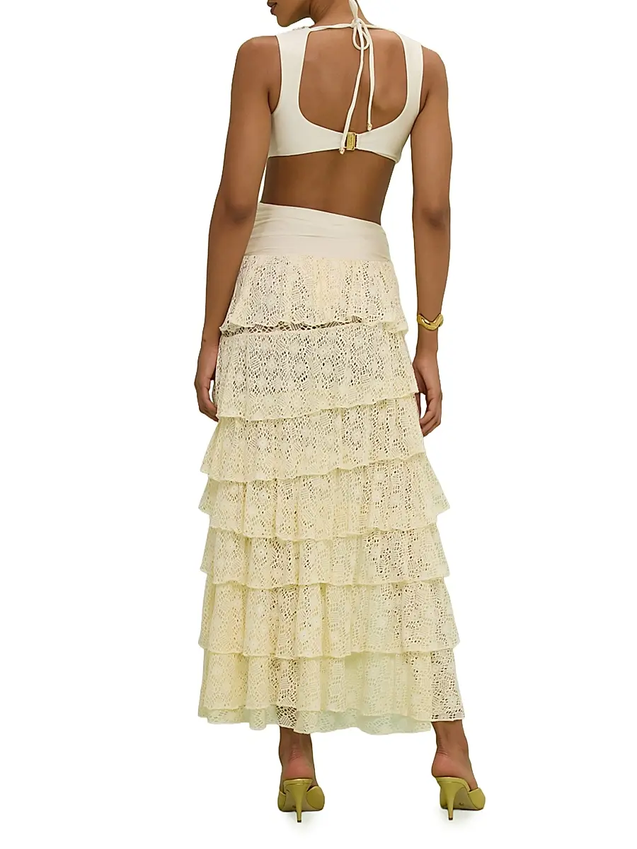 PatBo Women's Martina Ruffle Maxi Dress | Thumbnail 4