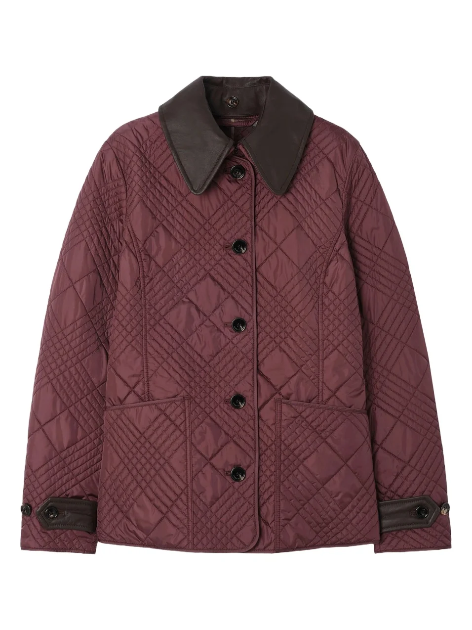 Burberry Women's Fernleigh Check Quilted Jacket
