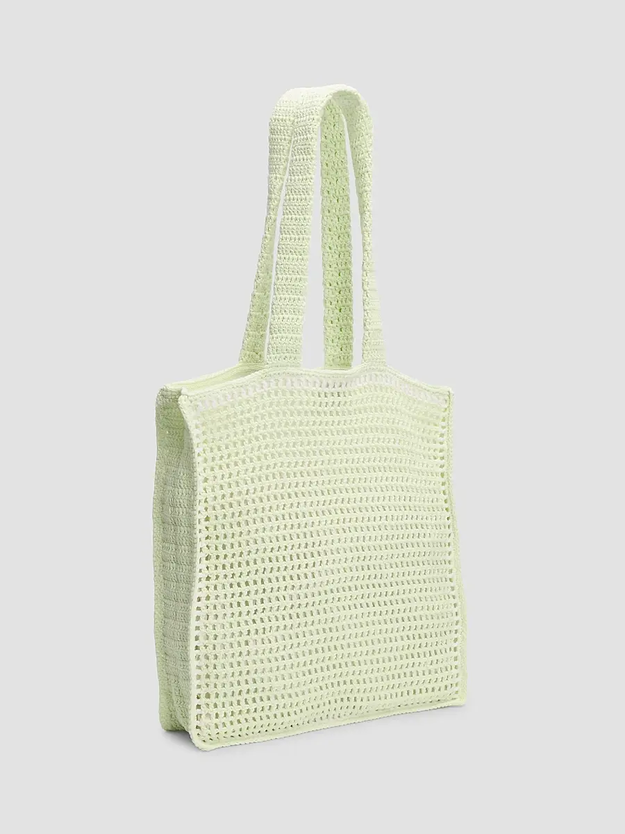 Casablanca Men's x Ladurée Crocheted Tote Bag | Thumbnail 2 Casablanca Men's x Ladurée Crocheted Tote Bag | Thumbnail 2