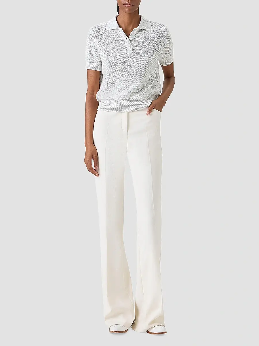 Akris Women's Rib-Knit Linen-Blend Sweater | Thumbnail 2 Akris Women's Rib-Knit Linen-Blend Sweater | Thumbnail 2
