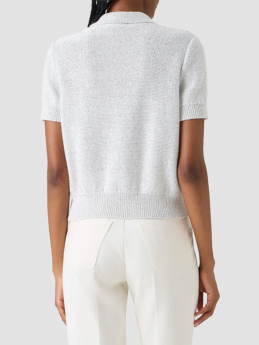 Akris Women's Rib-Knit Linen-Blend Sweater | Thumbnail 3 Akris Women's Rib-Knit Linen-Blend Sweater | Thumbnail 3