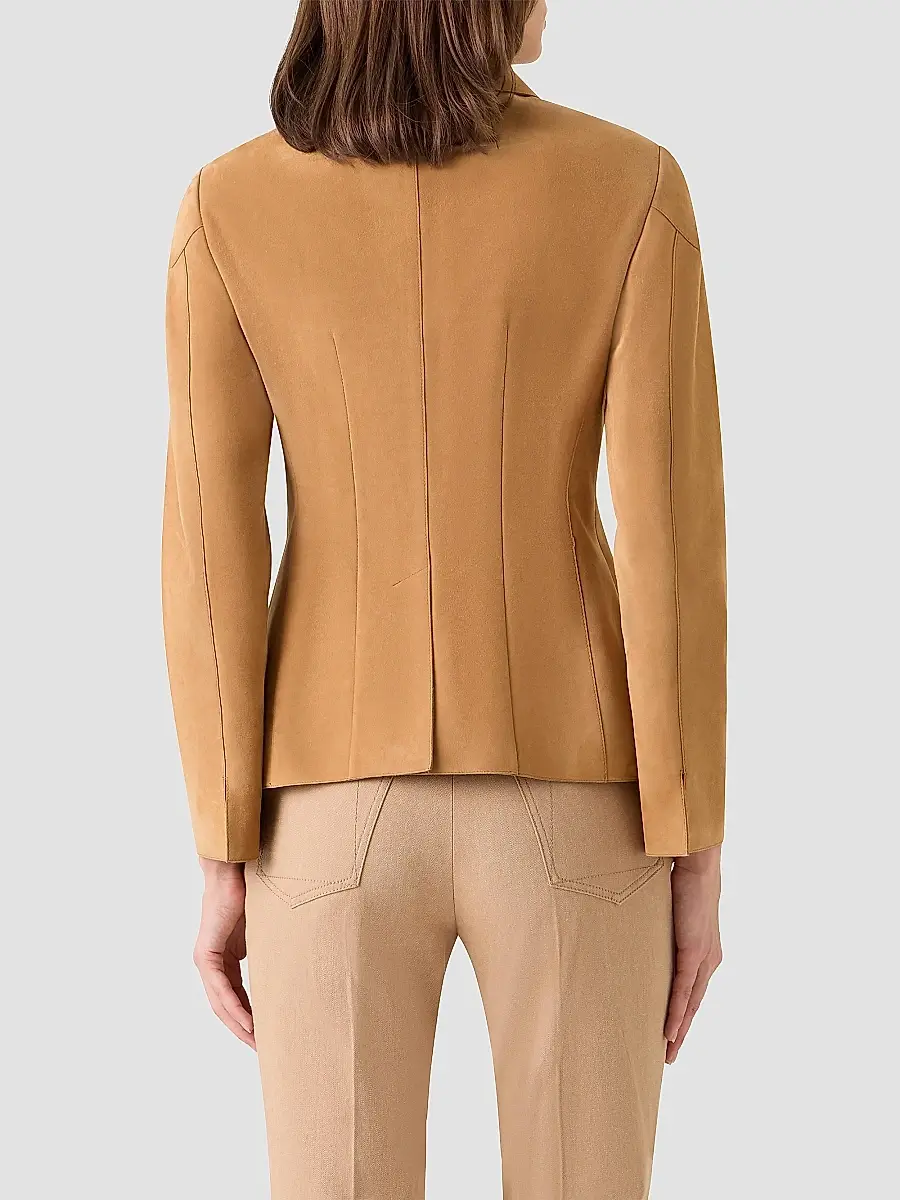 Akris Women's Delia Suede Utility Jacket | Thumbnail 3 Akris Women's Delia Suede Utility Jacket | Thumbnail 3