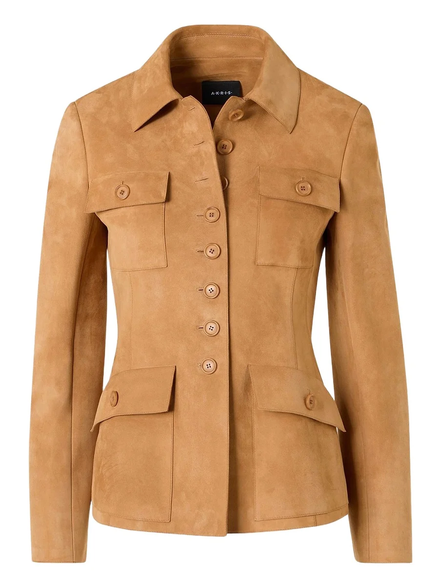 Women's Delia Suede Utility Jacket