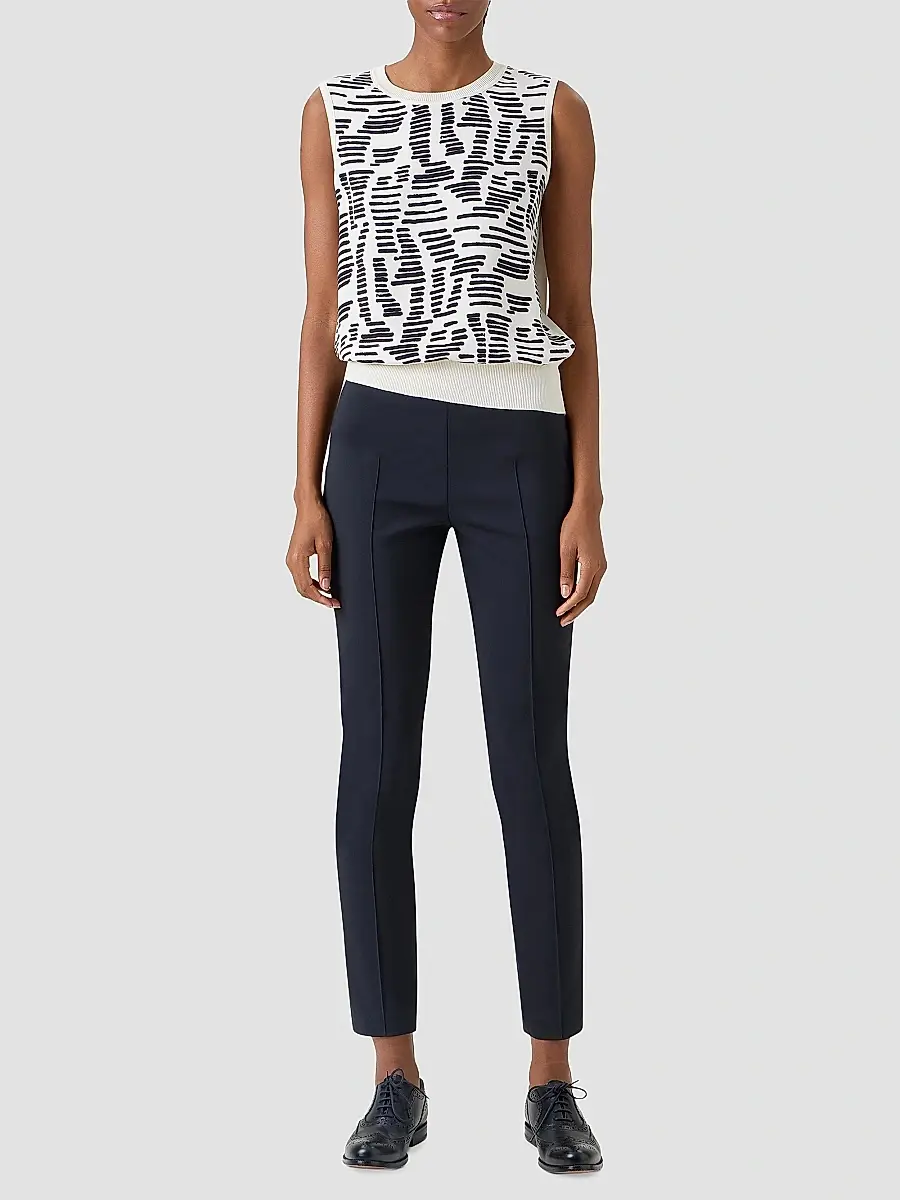 Akris Women's Printed Silk Top | Thumbnail 2 Akris Women's Printed Silk Top | Thumbnail 2
