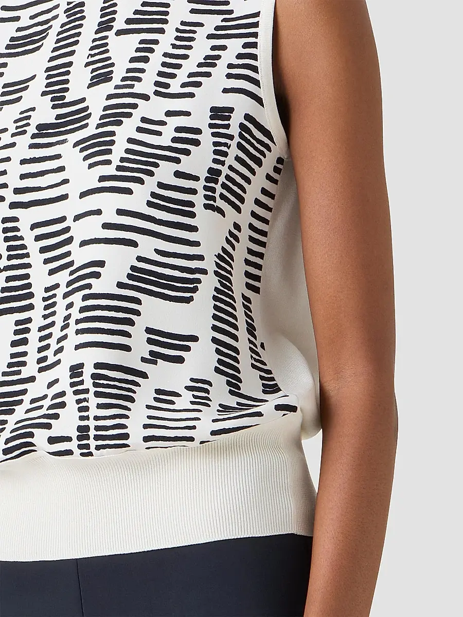 Akris Women's Printed Silk Top | Thumbnail 5 Akris Women's Printed Silk Top | Thumbnail 5