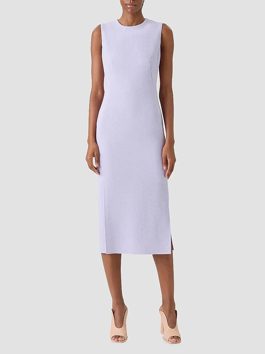Akris Women's Wool Crepe Sheath Midi Dress | Thumbnail 2 Akris Women's Wool Crepe Sheath Midi Dress | Thumbnail 2