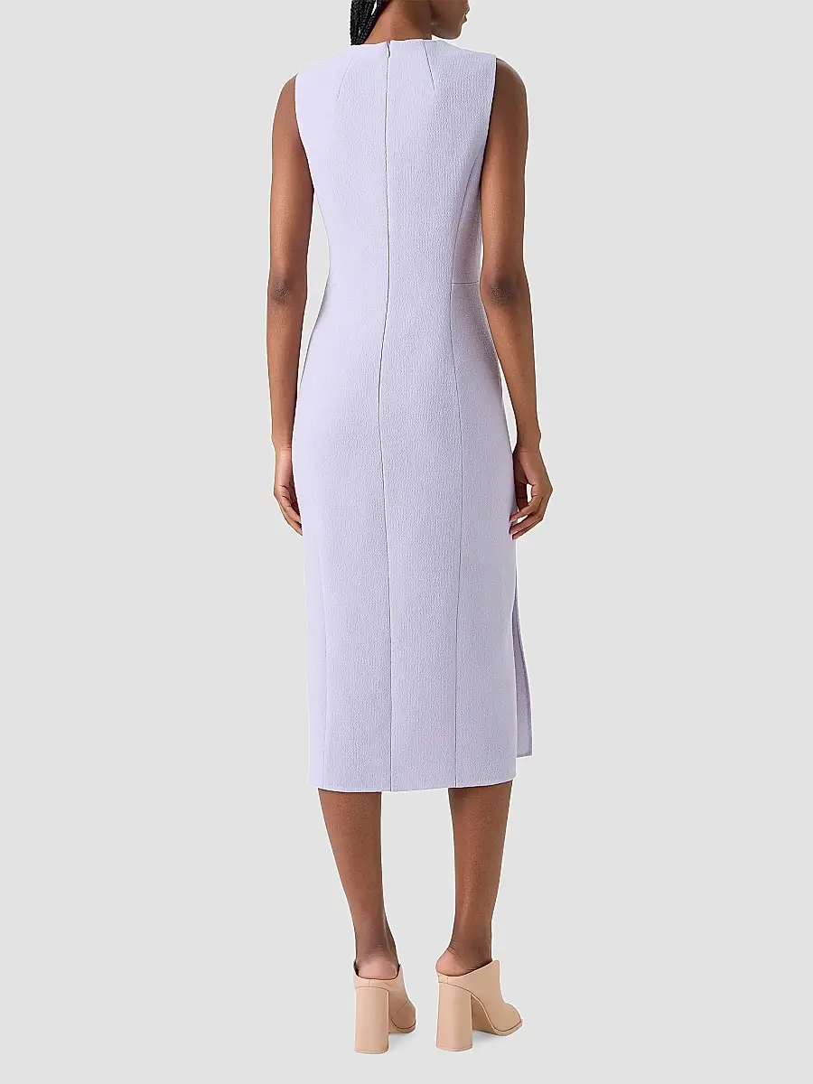 Akris Women's Wool Crepe Sheath Midi Dress | Thumbnail 3 Akris Women's Wool Crepe Sheath Midi Dress | Thumbnail 3