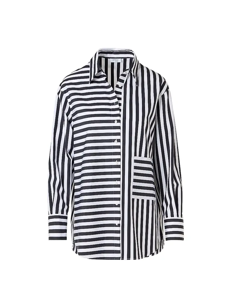 Akris punto Women's Kodak Striped Cotton Oversized Shirt | Image 1 Akris punto Women's Kodak Striped Cotton Oversized Shirt | Image 1