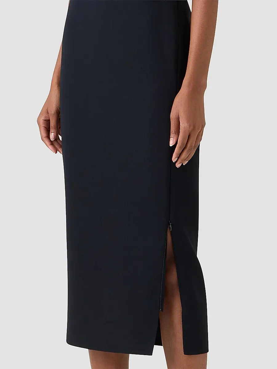 Akris Women's Wool-Blend Sheath Midi Dress | Thumbnail 5