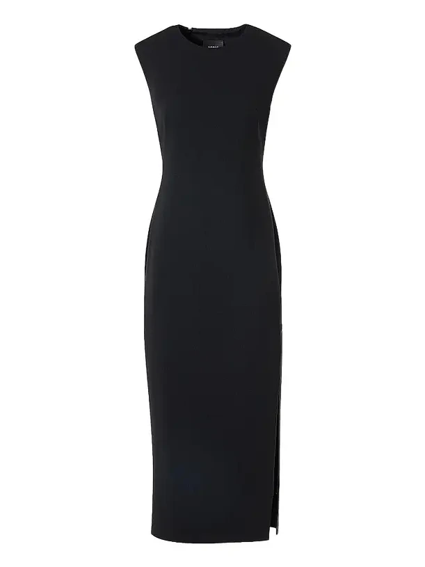 Women's Wool-Blend Sheath Midi Dress Women's Wool-Blend Sheath Midi Dress