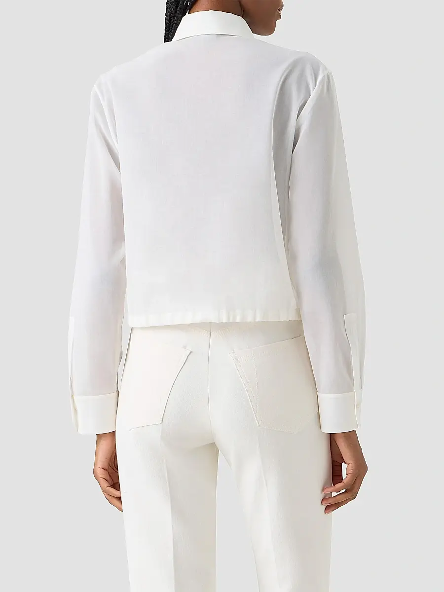 Akris Women's Cotton Button-Front Shirt | Thumbnail 3