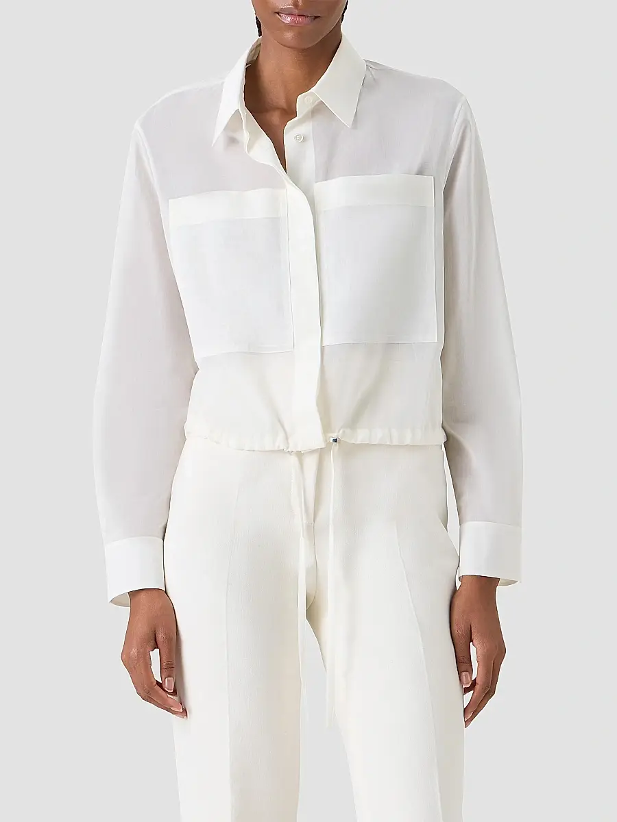 Akris Women's Cotton Button-Front Shirt | Thumbnail 4