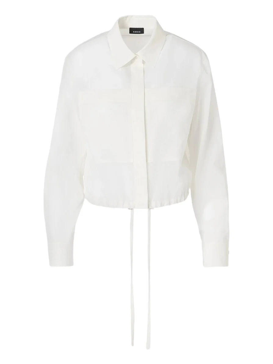 Women's Cotton Button-Front Shirt Women's Cotton Button-Front Shirt