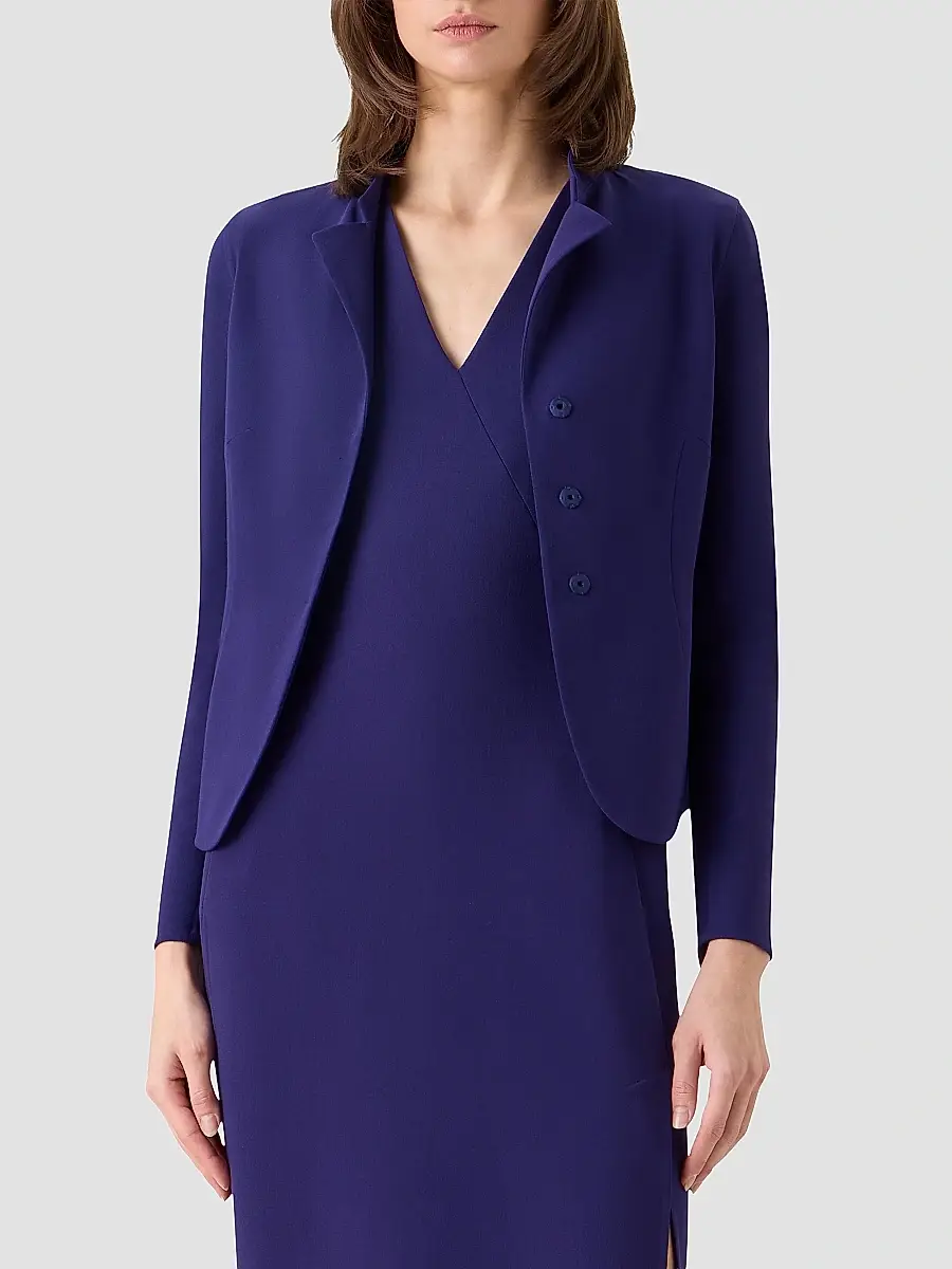 Akris Women's Hamer Double-Faced Wool Jacket | Thumbnail 4 Akris Women's Hamer Double-Faced Wool Jacket | Thumbnail 4