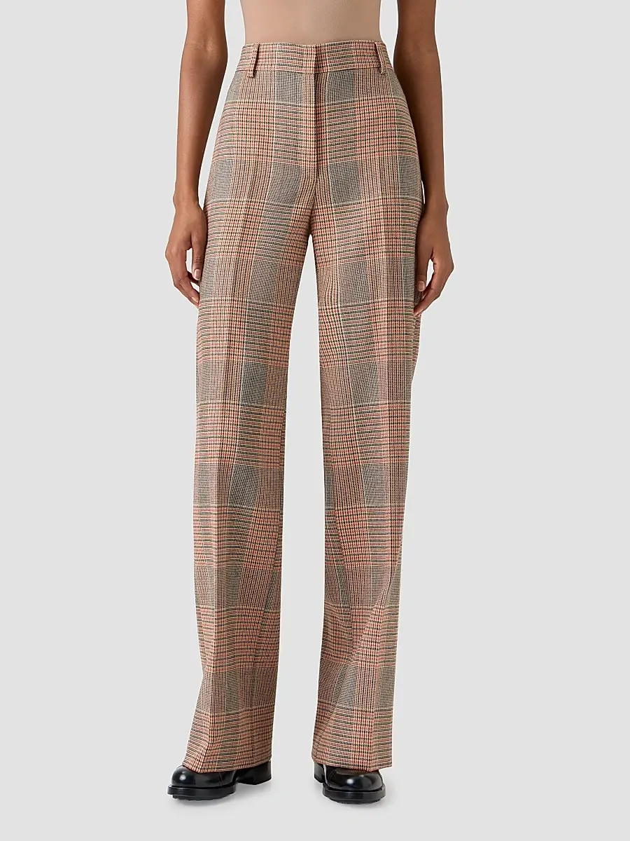 Akris punto Women's Chiaro Glen Check Virgin Wool-Blend Pants | Thumbnail 3 Akris punto Women's Chiaro Glen Check Virgin Wool-Blend Pants | Thumbnail 3
