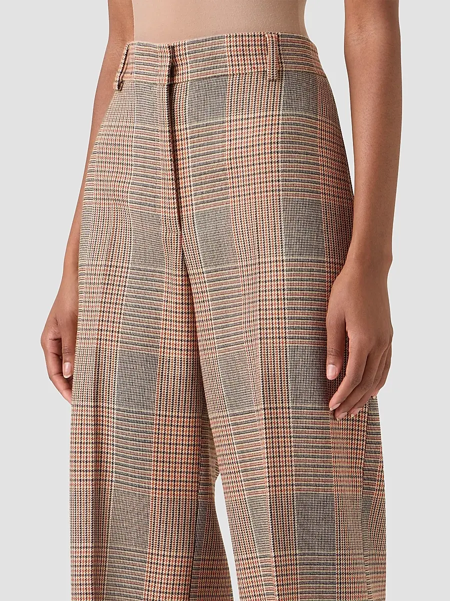 Akris punto Women's Chiaro Glen Check Virgin Wool-Blend Pants | Thumbnail 4 Akris punto Women's Chiaro Glen Check Virgin Wool-Blend Pants | Thumbnail 4