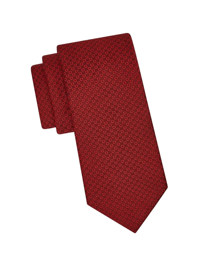 Men's Gancio Silk Tie Men's Gancio Silk Tie