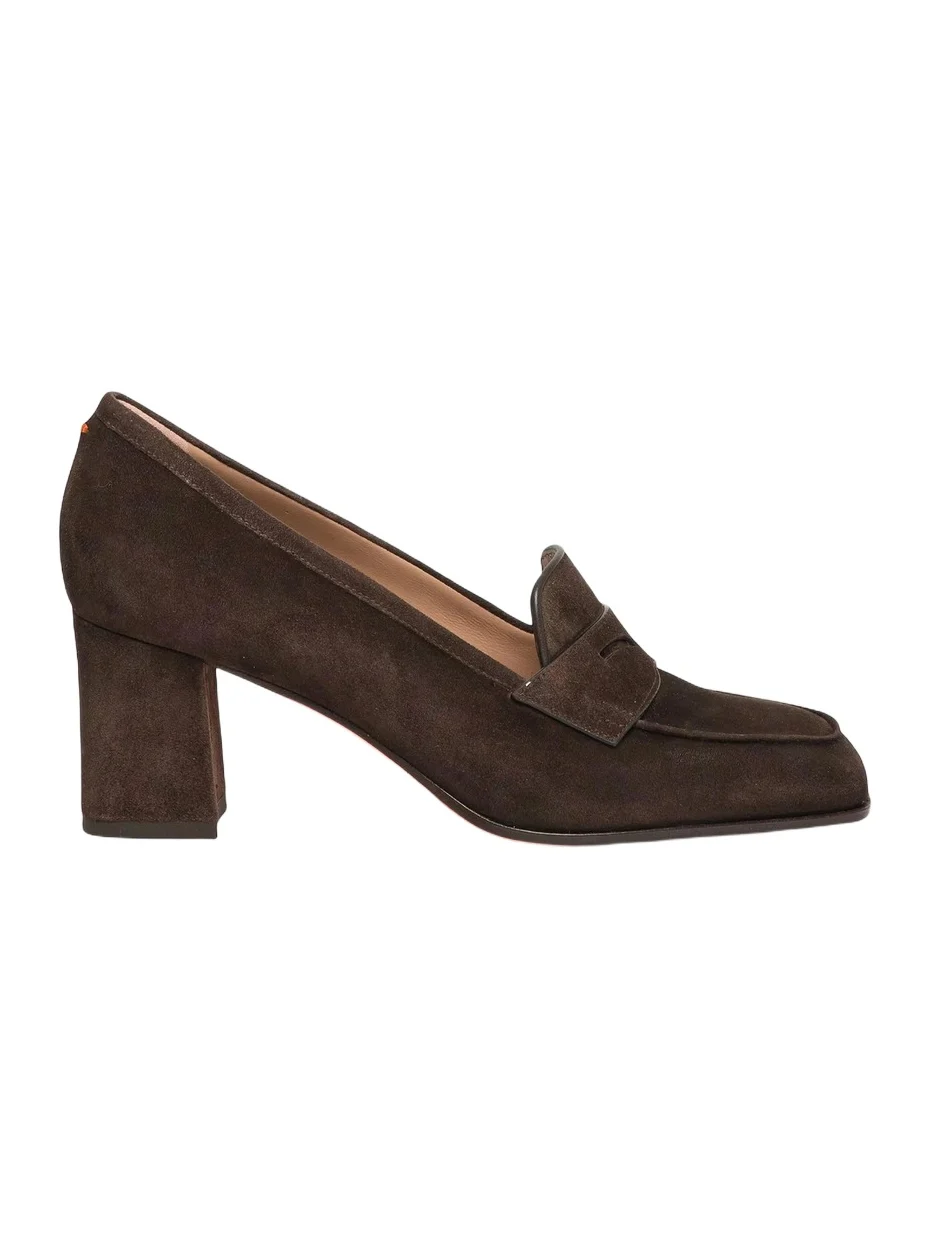 Women's Carla 65MM Suede Penny Loafer Pumps