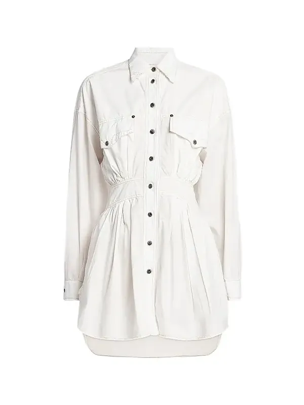 Women's La Vacanza Poplin Cotton Utility Shirtdress