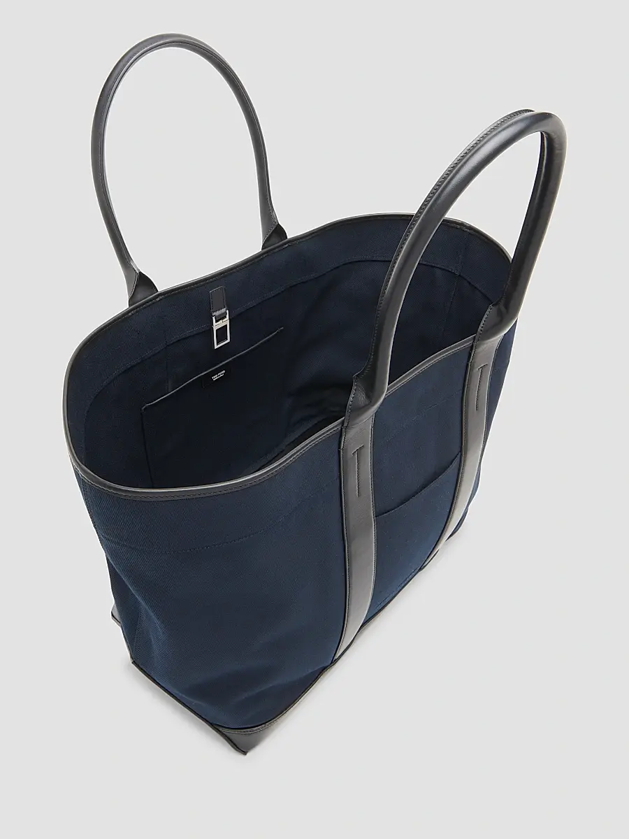 Tom Ford Men's Canvas & Leather Large Tote | Thumbnail 3 Tom Ford Men's Canvas & Leather Large Tote | Thumbnail 3