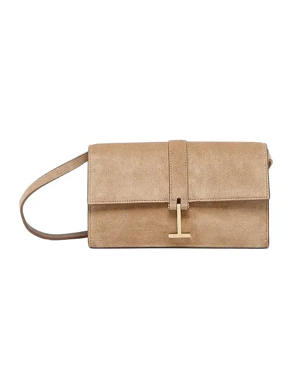 Tom Ford Women's Kara Suede Wallet-On-Chain Bag