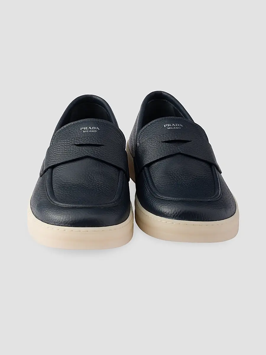 Prada Men's Leather Loafers | Thumbnail 2 Prada Men's Leather Loafers | Thumbnail 2