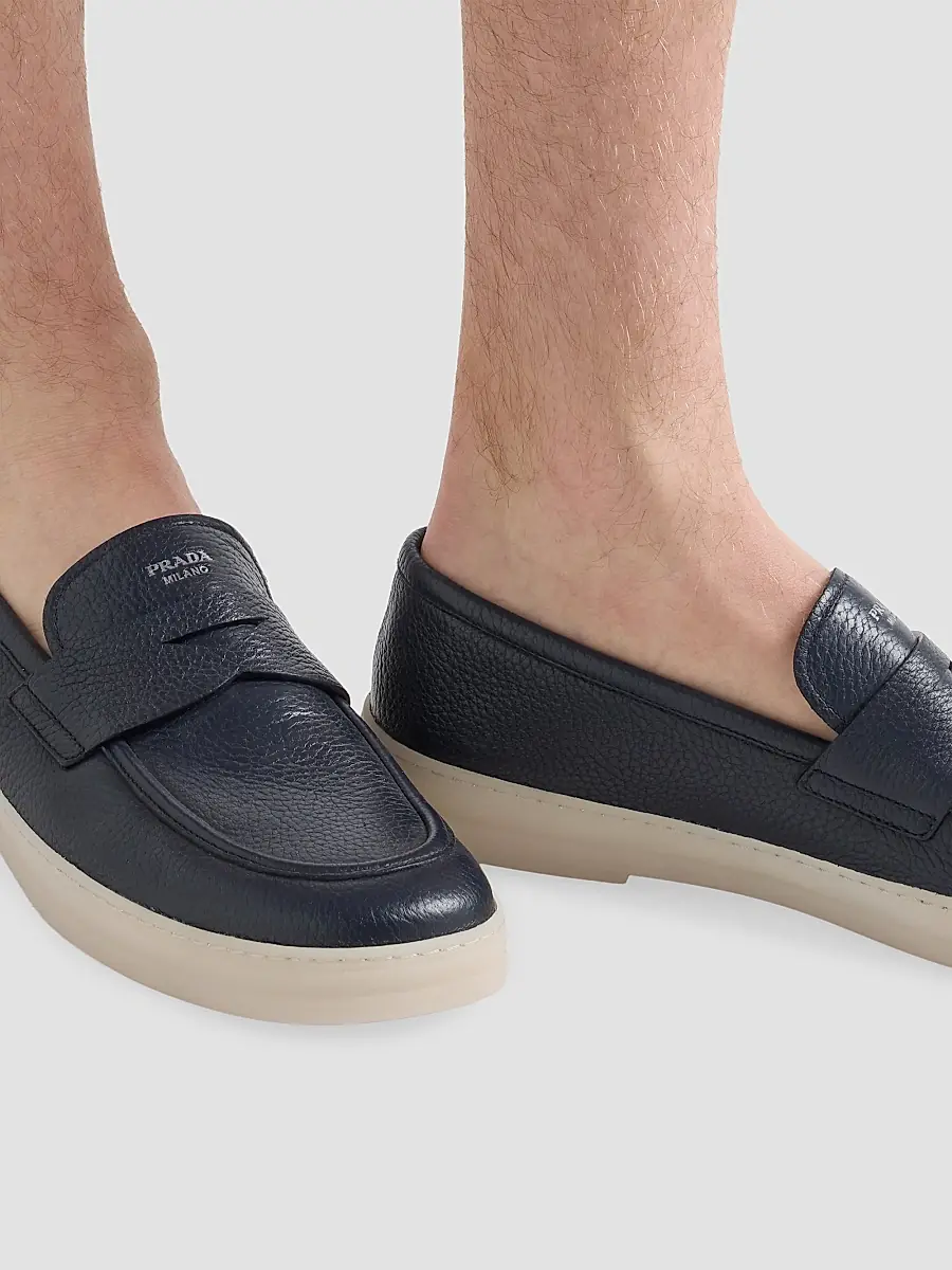 Prada Men's Leather Loafers | Thumbnail 6 Prada Men's Leather Loafers | Thumbnail 6