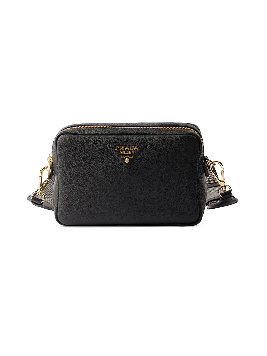 Prada Women's Leather Shoulder Bag - Black | Image 1 Prada Women's Leather Shoulder Bag - Black | Image 1
