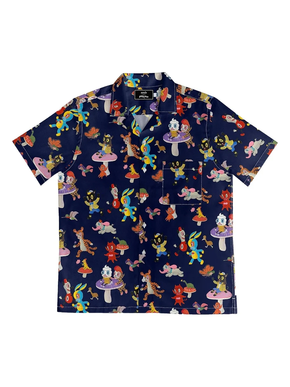 Men's Printed Regular-Fit Camp Shirt Men's Printed Regular-Fit Camp Shirt