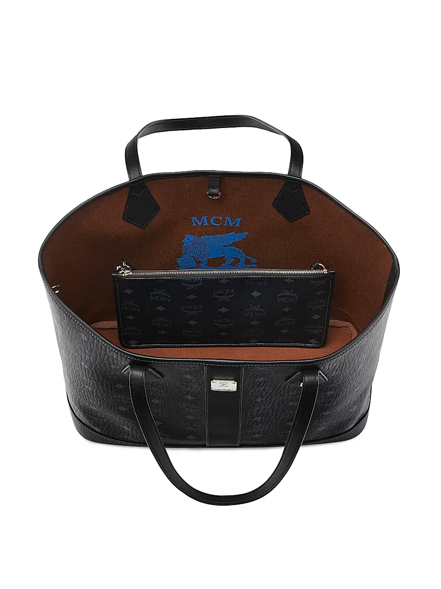 MCM Women's Medium Liz Visetos Shopper Bag | Thumbnail 3