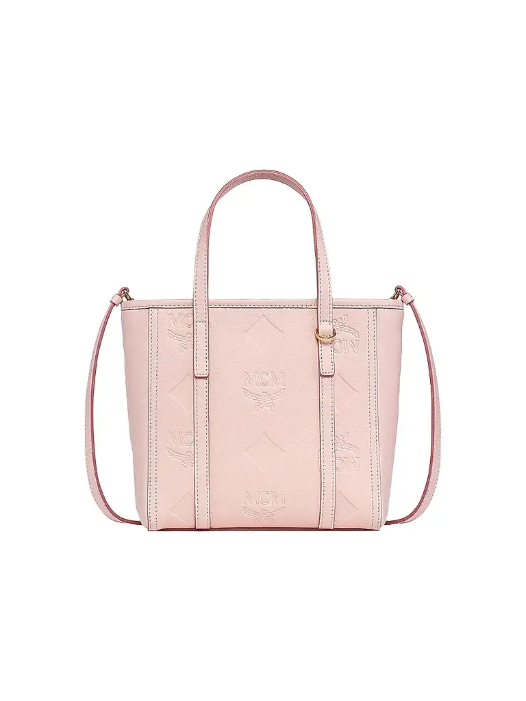 MCM Women's Mini Toni Visetos Cotton Shopper Tote Bag | Image 1 MCM Women's Mini Toni Visetos Cotton Shopper Tote Bag | Image 1