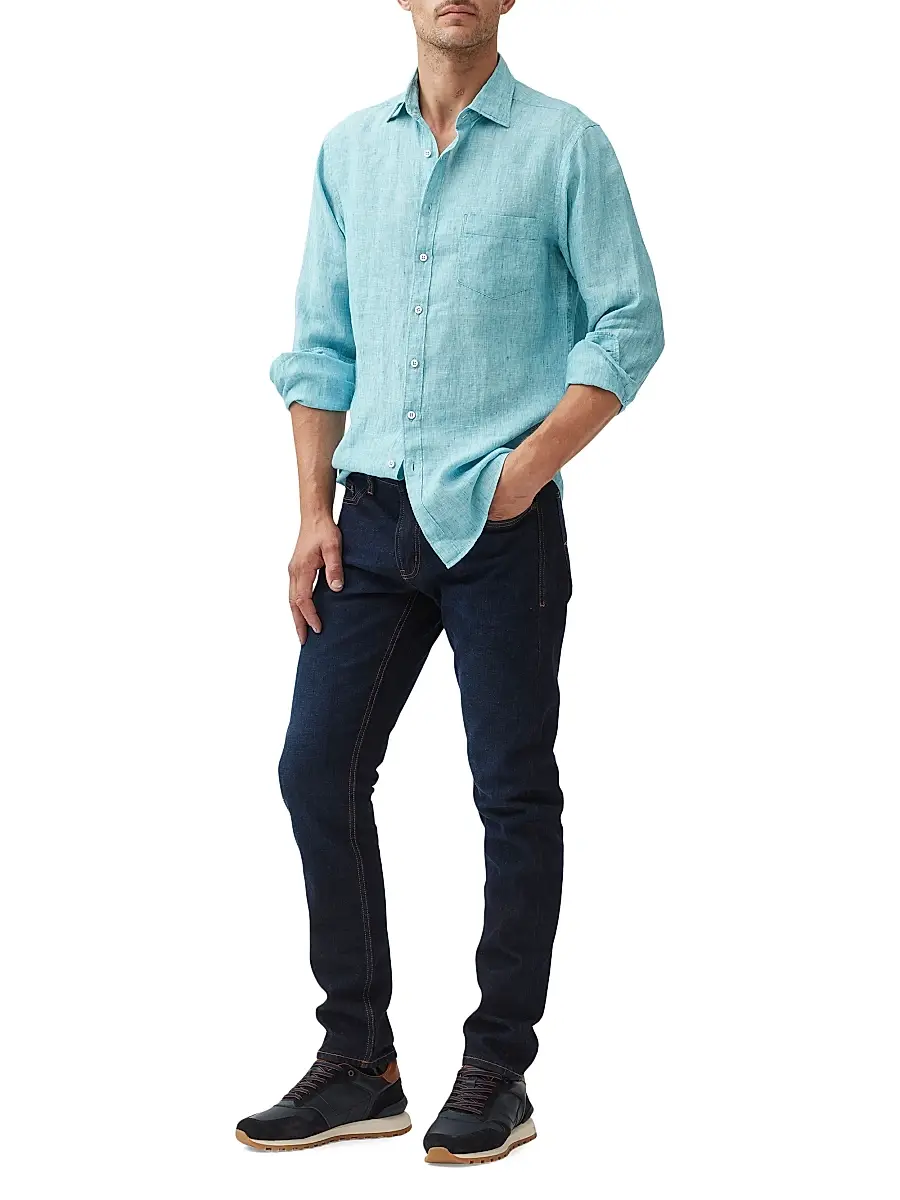 Rodd & Gunn Men's Coromandel Textured Shirt | Thumbnail 2