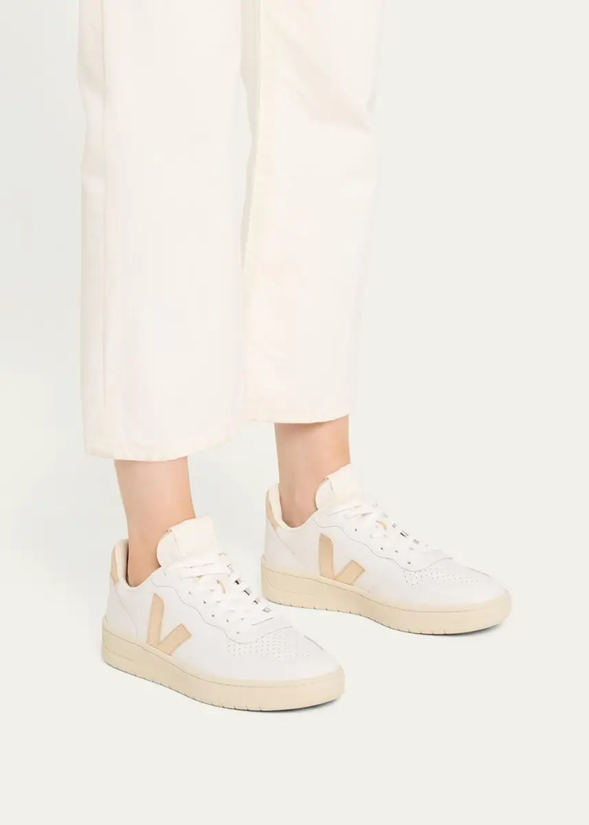 Veja V-10 Bicolor Leather Low-Top Sneakers | Thumbnail 2 Veja V-10 Bicolor Leather Low-Top Sneakers | Thumbnail 2