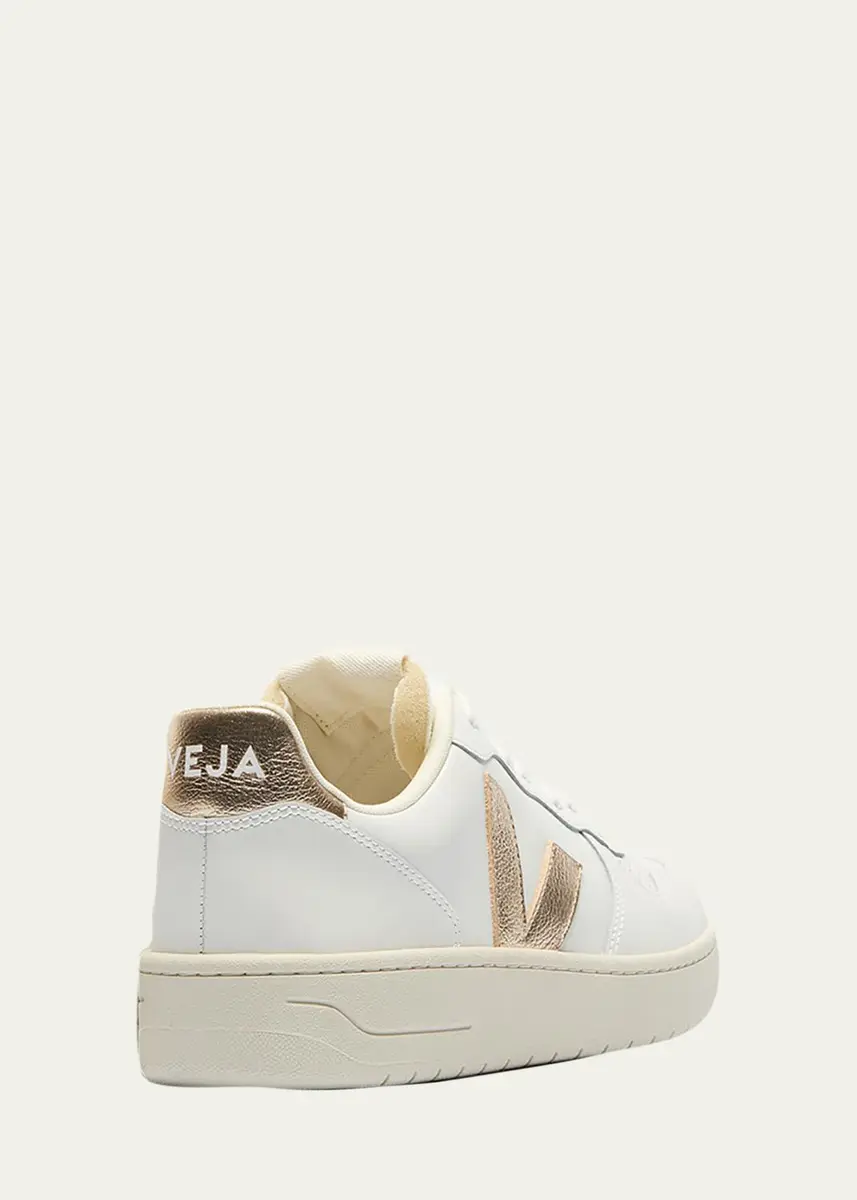 Veja V-10 Bicolor Leather Low-Top Sneakers | Thumbnail 4 Veja V-10 Bicolor Leather Low-Top Sneakers | Thumbnail 4