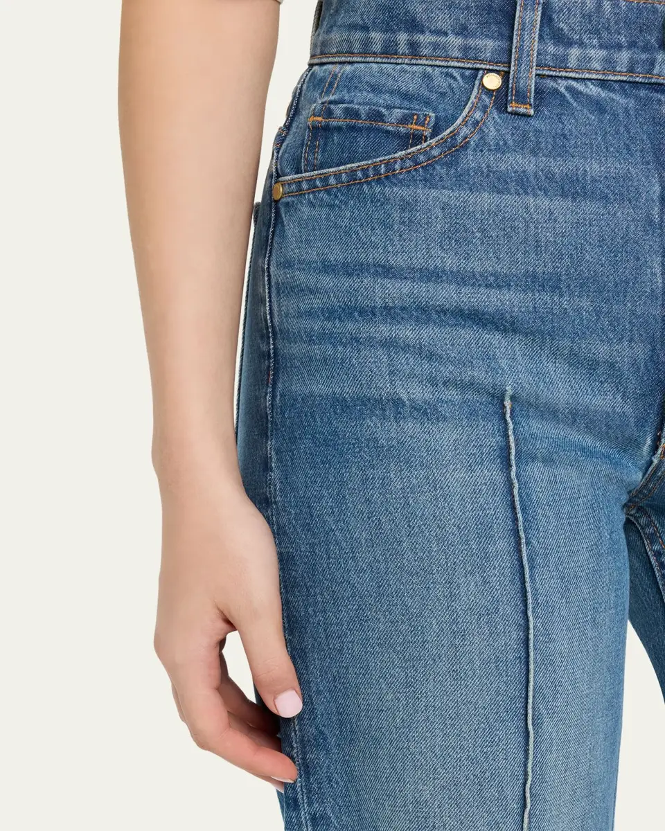 Ulla Johnson Genevieve Cuffed Wide-Leg Jeans | Thumbnail 5