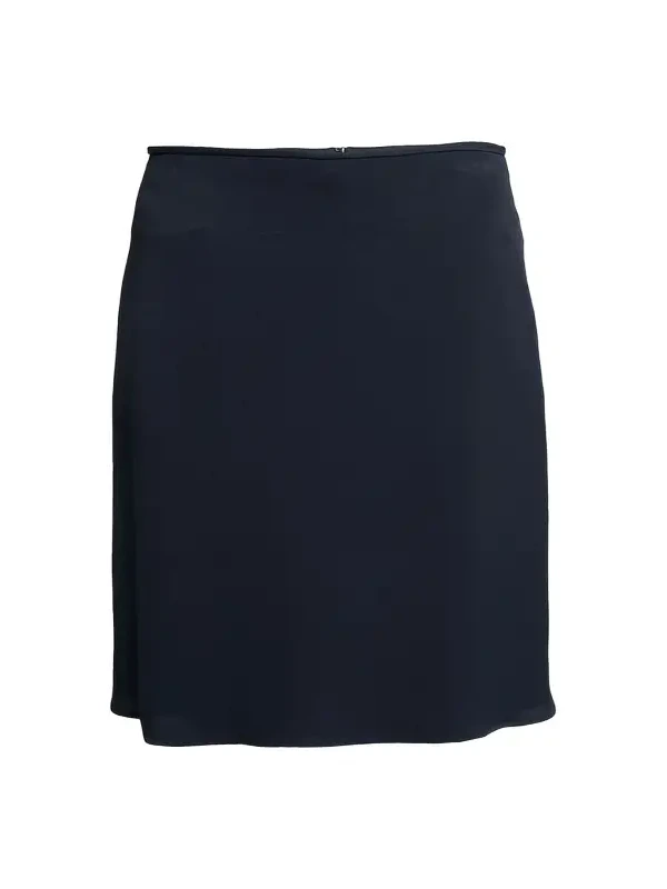 Viscose Knee-Length Bias Skirt Viscose Knee-Length Bias Skirt