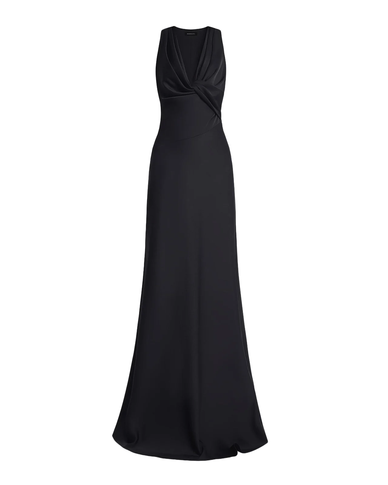 Twisted Cowl-Neck Halter Gown Twisted Cowl-Neck Halter Gown
