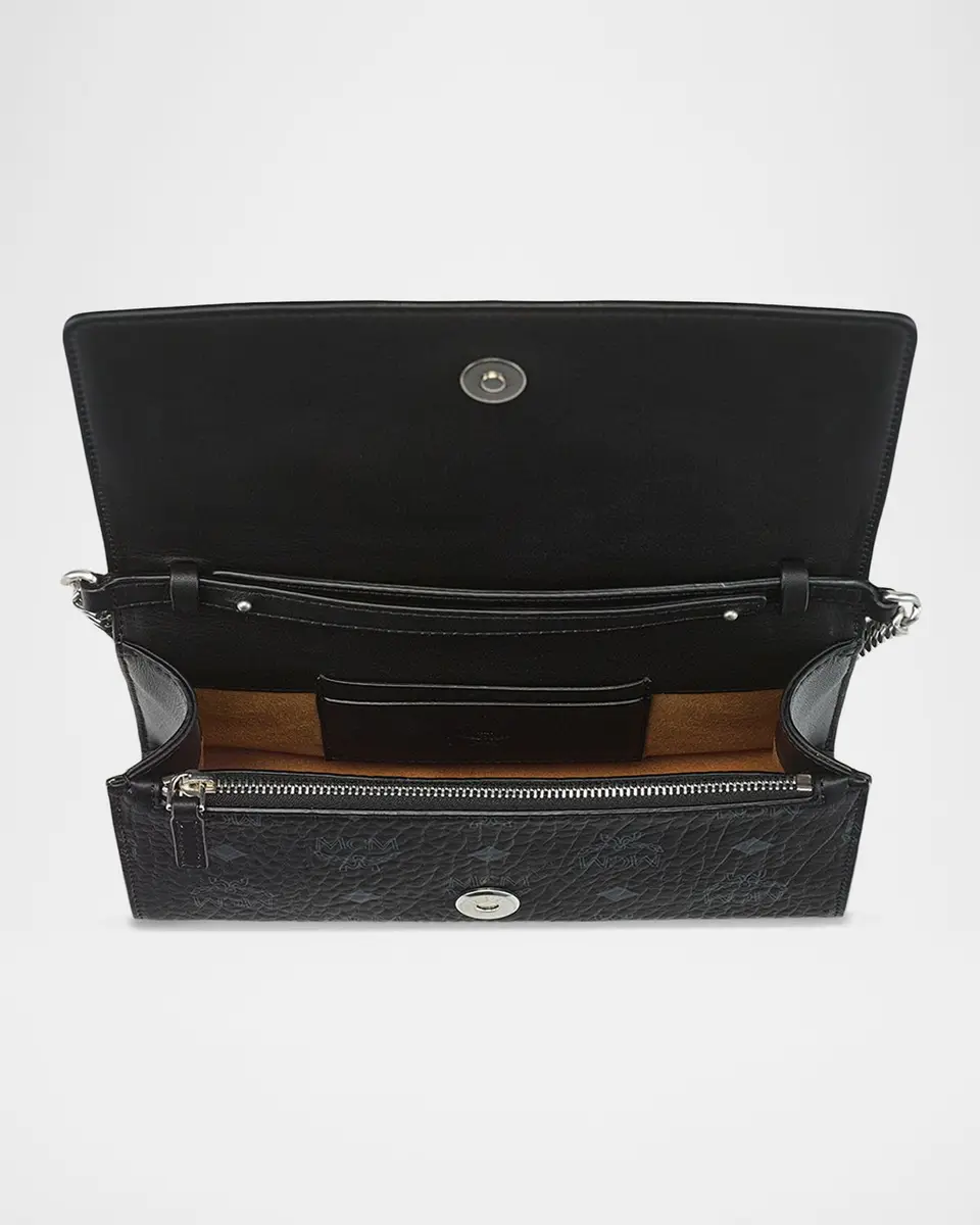 MCM Aren Mini Visetos Canvas & Leather Crossbody Bag | Thumbnail 4 MCM Aren Mini Visetos Canvas & Leather Crossbody Bag | Thumbnail 4