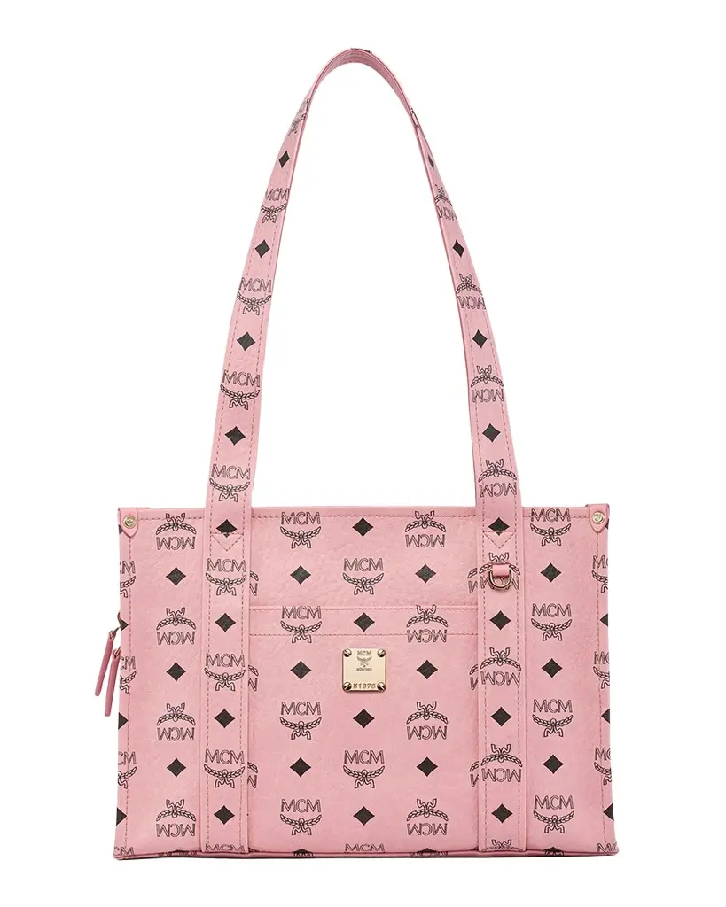 MCM Aren Visetos Canvas & Leather Small Tote Bag | Image 1 MCM Aren Visetos Canvas & Leather Small Tote Bag | Image 1