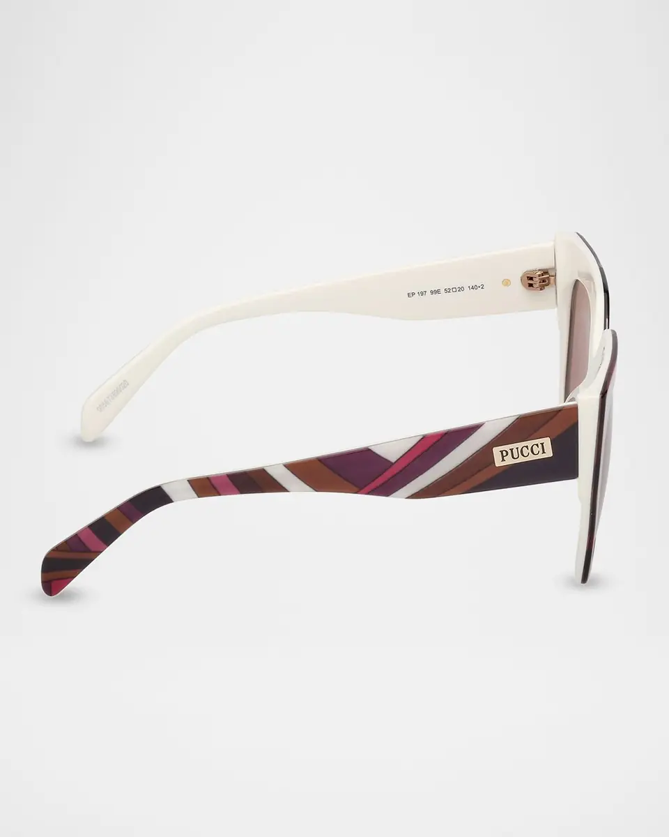 Pucci 52mm Acetate Butterfly Sunglasses | Thumbnail 3 Pucci 52mm Acetate Butterfly Sunglasses | Thumbnail 3
