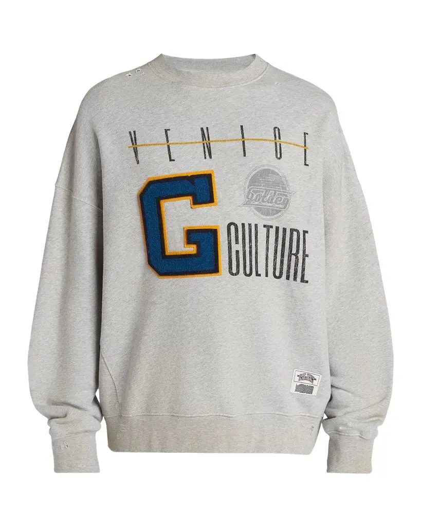 Golden Goose Men's Journey Cotton Crewneck Sweatshirt | Image 1 Golden Goose Men's Journey Cotton Crewneck Sweatshirt | Image 1